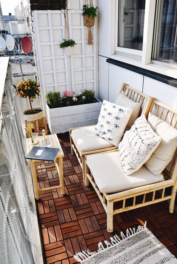 25 clever ways to organize small balconies - 75