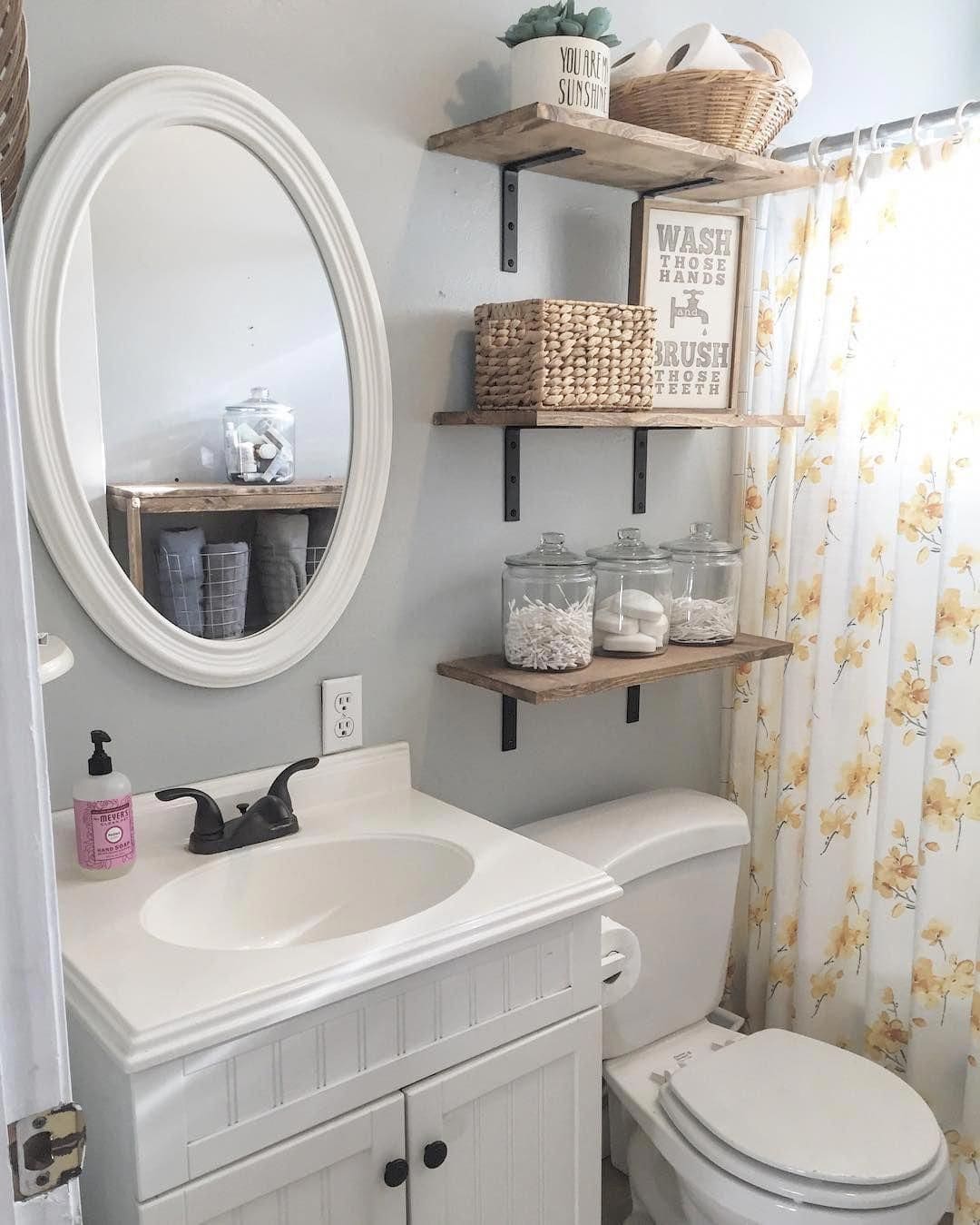 28 smart bathroom storage ideas to continue with your home - 125