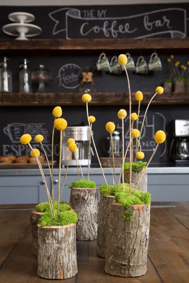 21 amazing DIY projects with tree trunks - 139
