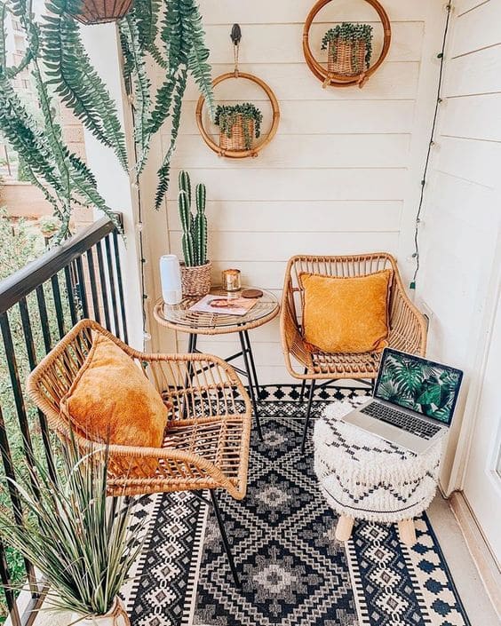30 beautiful decoration ideas for small balconies - 127