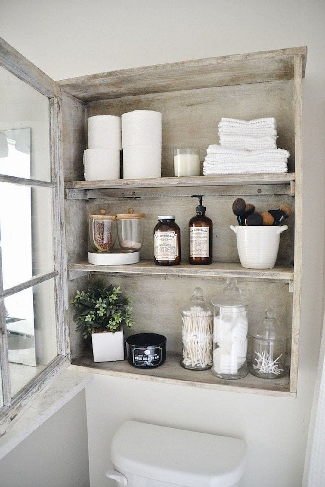 28 smart bathroom storage ideas to continue with your home - 115
