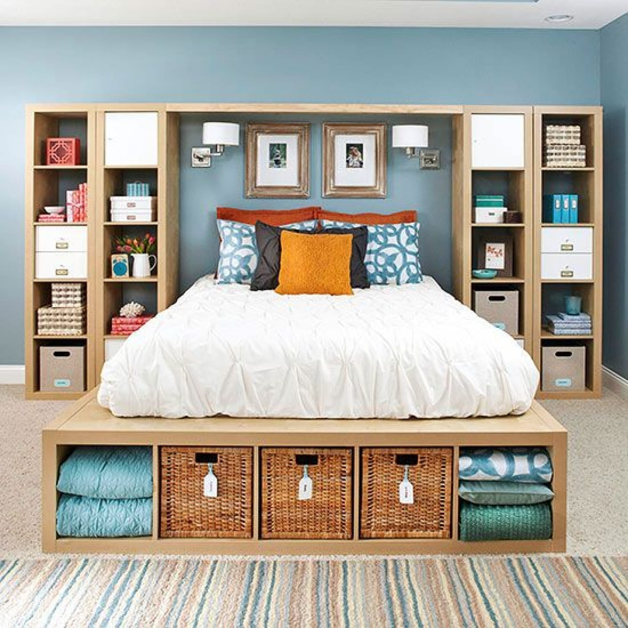 23 creative storage bed ideas to add to your bag - 159