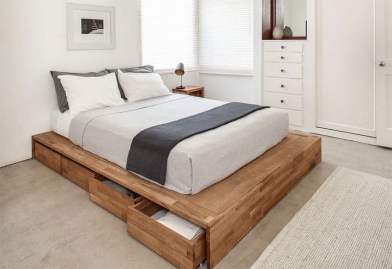 21 smart storage bed ideas with drawers - 71