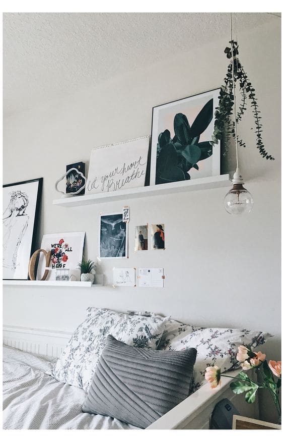 25 inspirational ideas for wall decoration behind the bed - 83