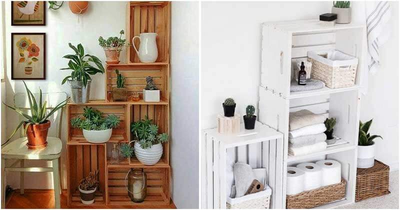 25 clever and cool ideas for crate furniture