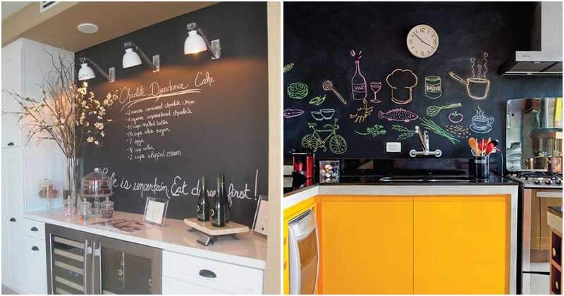 27 Creative Chalkboard Ideas For Your Kitchen Décor