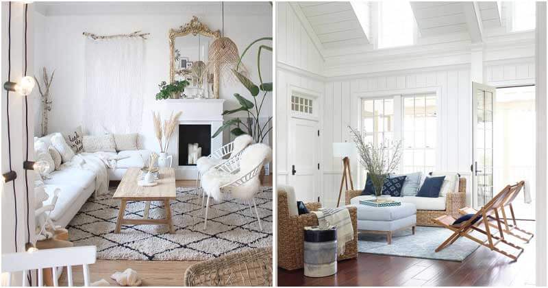 Stunning beach house living room designs