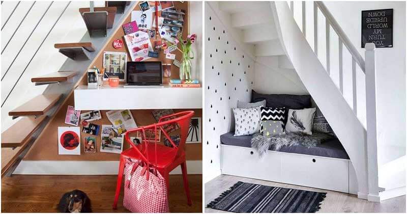 20 creative storage ideas under your stairs
