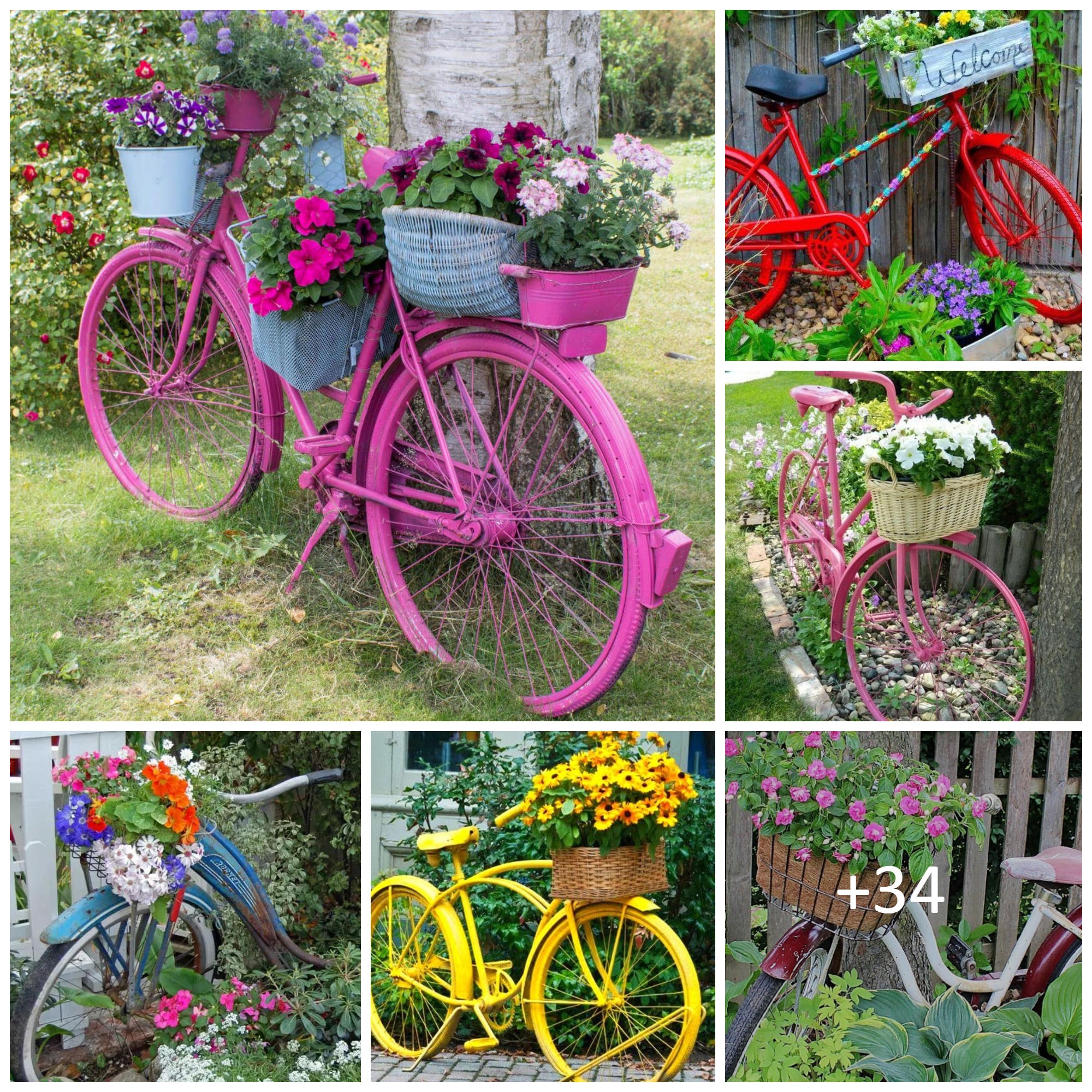 Mind-Blowing Bicycle Planter Ideas For Your Garden
