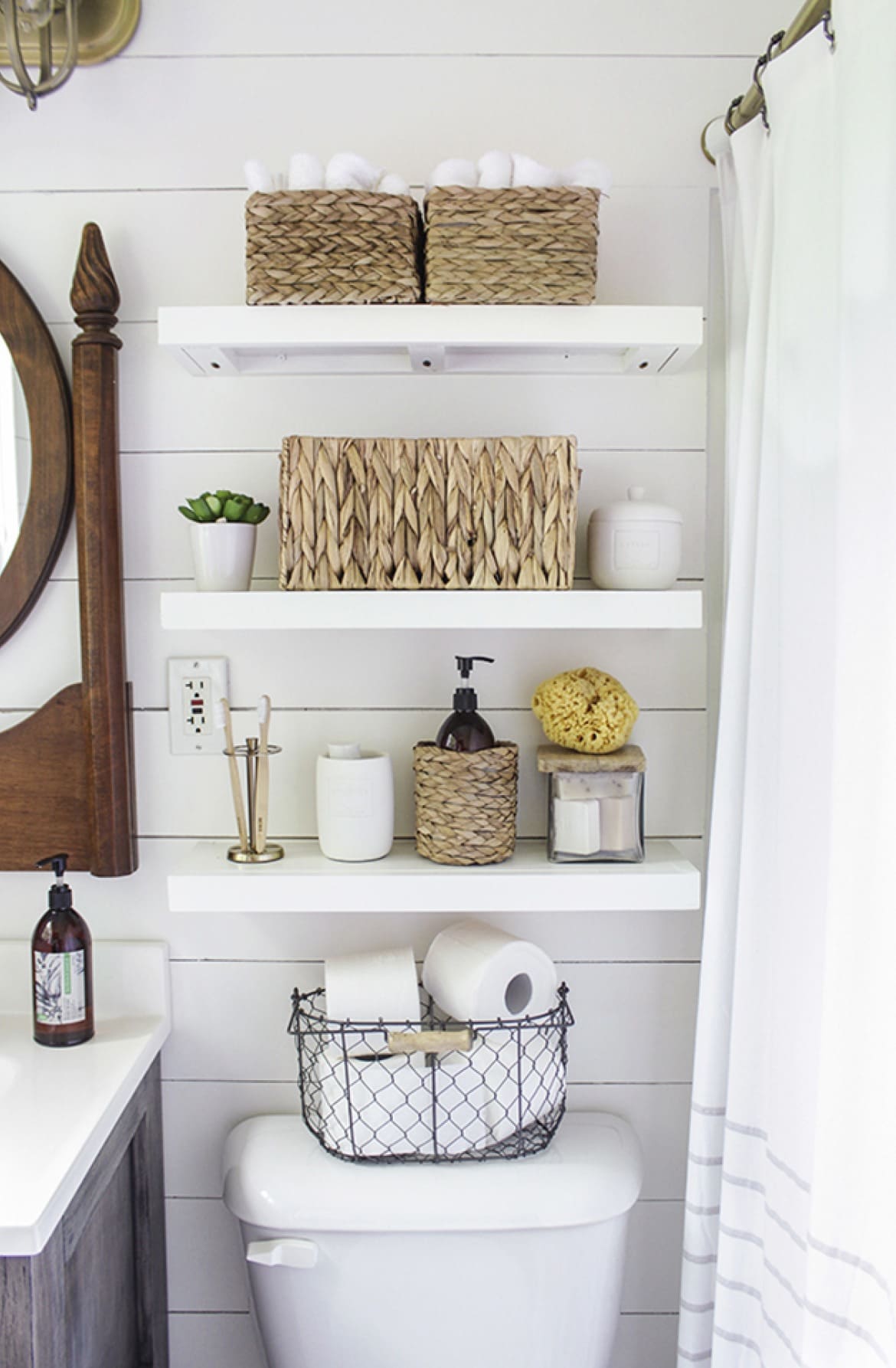 28 smart bathroom storage ideas to continue with your home - 109