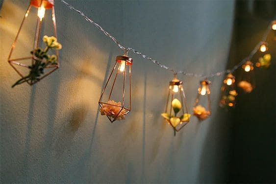 25 Gorgeous Bedroom String Lights Ideas - 117