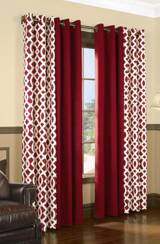 20 creative ideas for living room curtains - 171