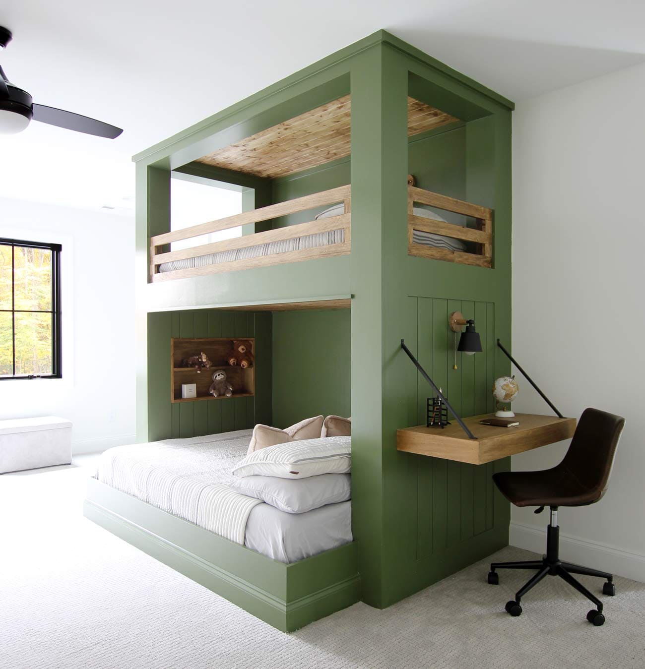 25 fantastic built-in bed ideas for children's rooms - 85