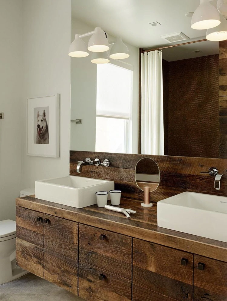 20 Best Rustic Bathroom Decorating Ideas - 81