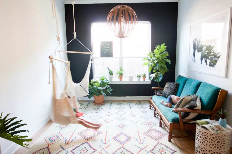 Decorate indoor ideas with hammocks - 67