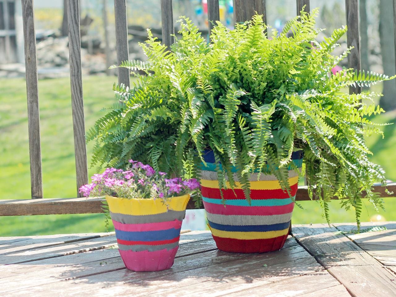 20 eye-catching DIY houseplant pot ideas - 135
