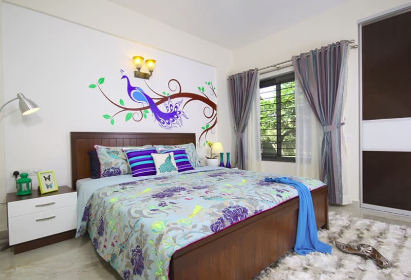 20 adorable peacock ideas to decorate your bedrooms - 69