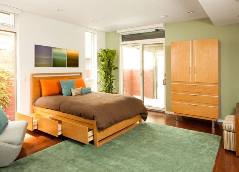 21 smart storage bed ideas with drawers - 69