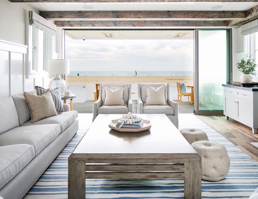 Stunning Beach House Living Room Designs - 83