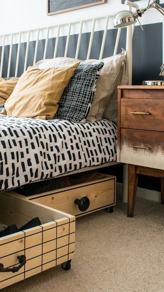 25 creative bedroom storage ideas for small spaces