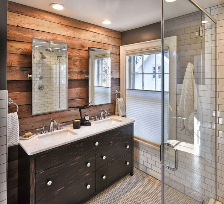 20 Best Rustic Bathroom Decorating Ideas - 85