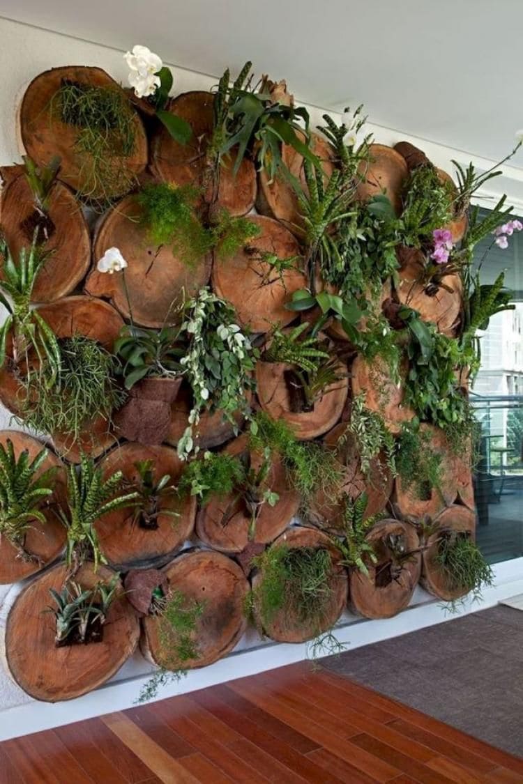 21 amazing DIY projects with tree trunks - 177
