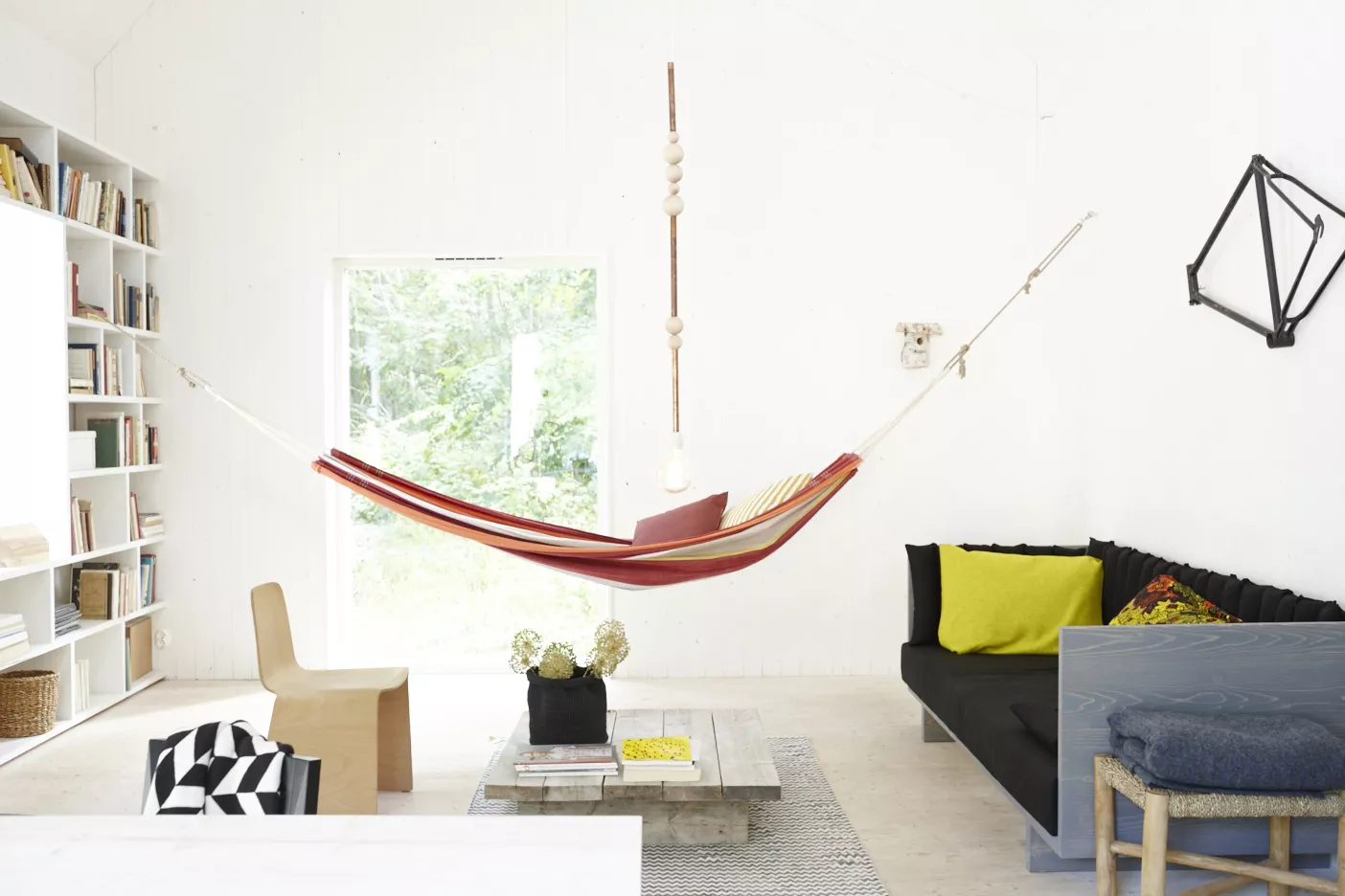 Decorate indoor ideas with hammocks - 69