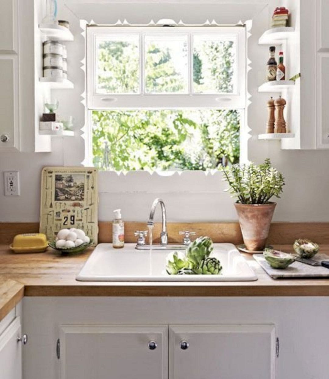 25 creative kitchen window decorating ideas you'll fall for - 79