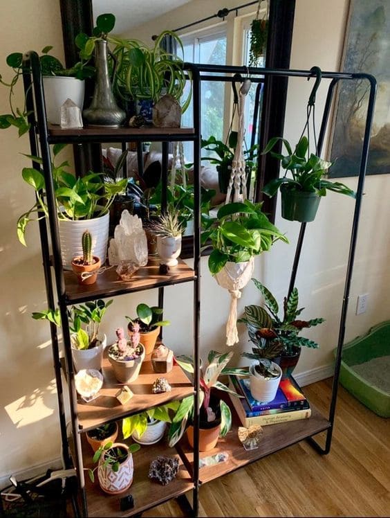 28 beautiful plant shelves for your home - 119