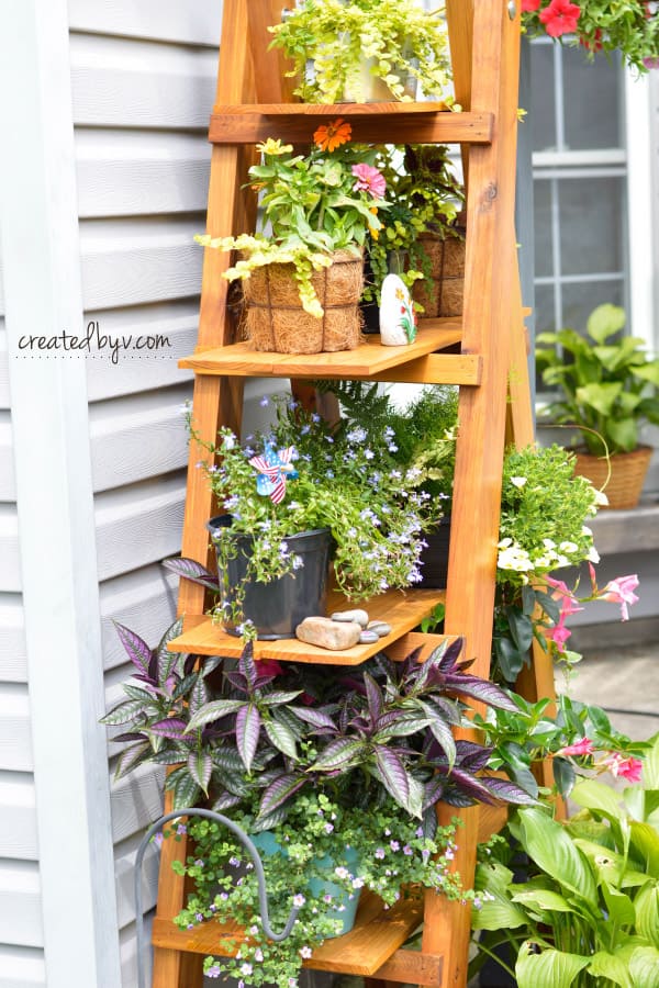 30 beautiful shelves for plants to take away - 121