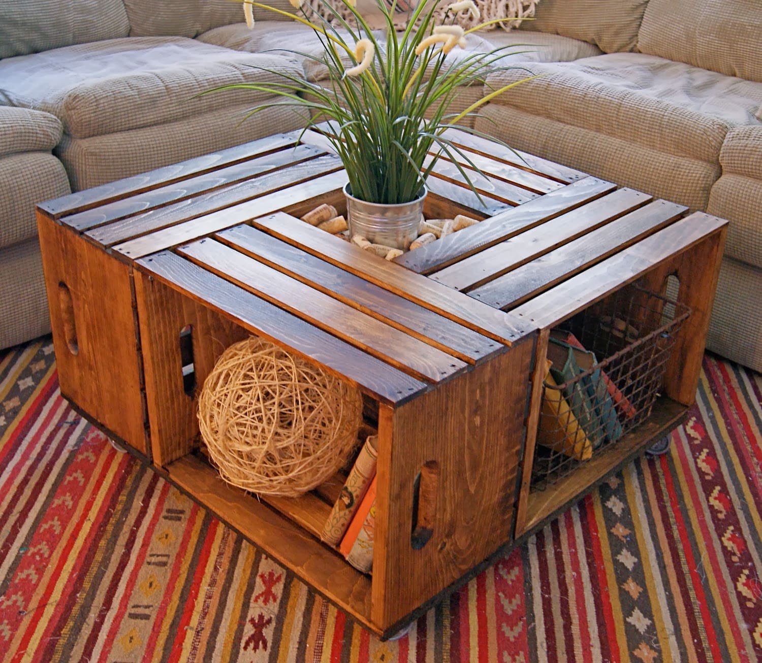 27 creative ideas to make your own coffee tables - 121