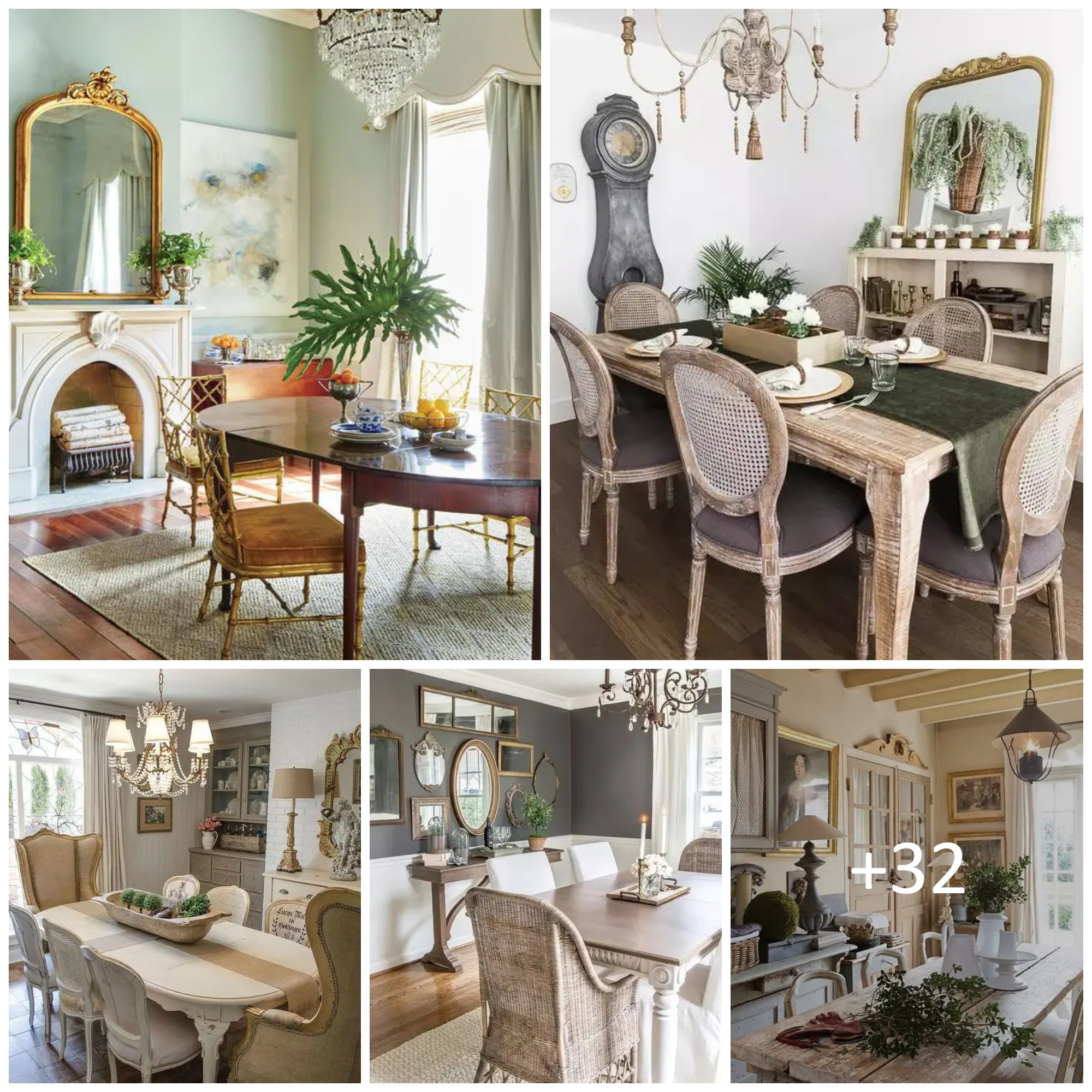Charming French Country Dining Rooms