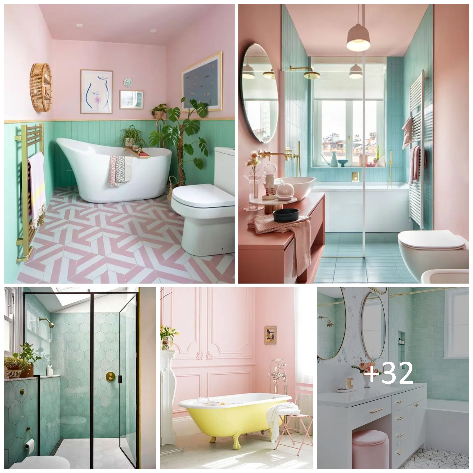 Sweet Pastel Bathroom Decor Ideas
